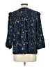 Roan + Ryan 100% Polyester Blue 3/4 Sleeve Blouse Size L - photo 2