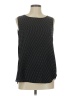 Ann Taylor LOFT 100% Polyester Black Sleeveless Blouse Size M - photo 1