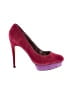 Dolce Vita Color Block Purple Red Heels Size 8 - photo 1