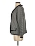 misook 100% Acrylic Chevron-herringbone Gray Blazer Size XS - photo 5
