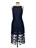 Topshop 100% Polyester Blue Cocktail Dress Size 6 - photo 1