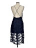 Topshop 100% Polyester Blue Cocktail Dress Size 6 - photo 2