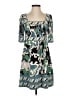 BCBGMAXAZRIA Print Teal Casual Dress Size XS - photo 1