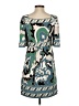 BCBGMAXAZRIA Print Teal Casual Dress Size XS - photo 2