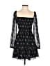 Wilfred 100% Polyester Stars Black Cocktail Dress Size S - photo 1