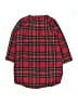 Lands' End 100% Polyester Red 3/4 Sleeve Polo Size 4 - photo 2