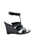 Fendi 100% Leather Black Wedges Size EU 38 - photo 1