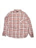 J.Crew 100% Cotton Plaid Orange Long Sleeve Button-Down Shirt Size 8 - photo 1