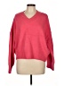 MNG Solid Red Pullover Sweater Size L - photo 1