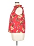 Harlowe & Graham 100% Polyester Red Sleeveless Blouse Size XL - photo 5