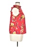 Harlowe & Graham 100% Polyester Red Sleeveless Blouse Size XL - photo 4