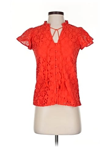 Lauren by Ralph Lauren Short Sleeve Blouse (view 1)