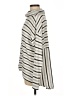 Rafaella Stripes Ivory Turtleneck Sweater Size L - photo 5