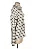 Rafaella Stripes Ivory Turtleneck Sweater Size L - photo 4