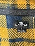 O'Neill 100% Polyester Plaid Green Yellow Long Sleeve Button-Down Shirt Size L (kids) - photo 4