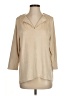 Gretchen Scott Designs Tan Ivory 3/4 Sleeve Blouse Size S - photo 1