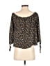 Madewell Brown 3/4 Sleeve Blouse Size S - photo 2
