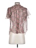 Joie Floral Ivory Short Sleeve Blouse Size S - photo 2