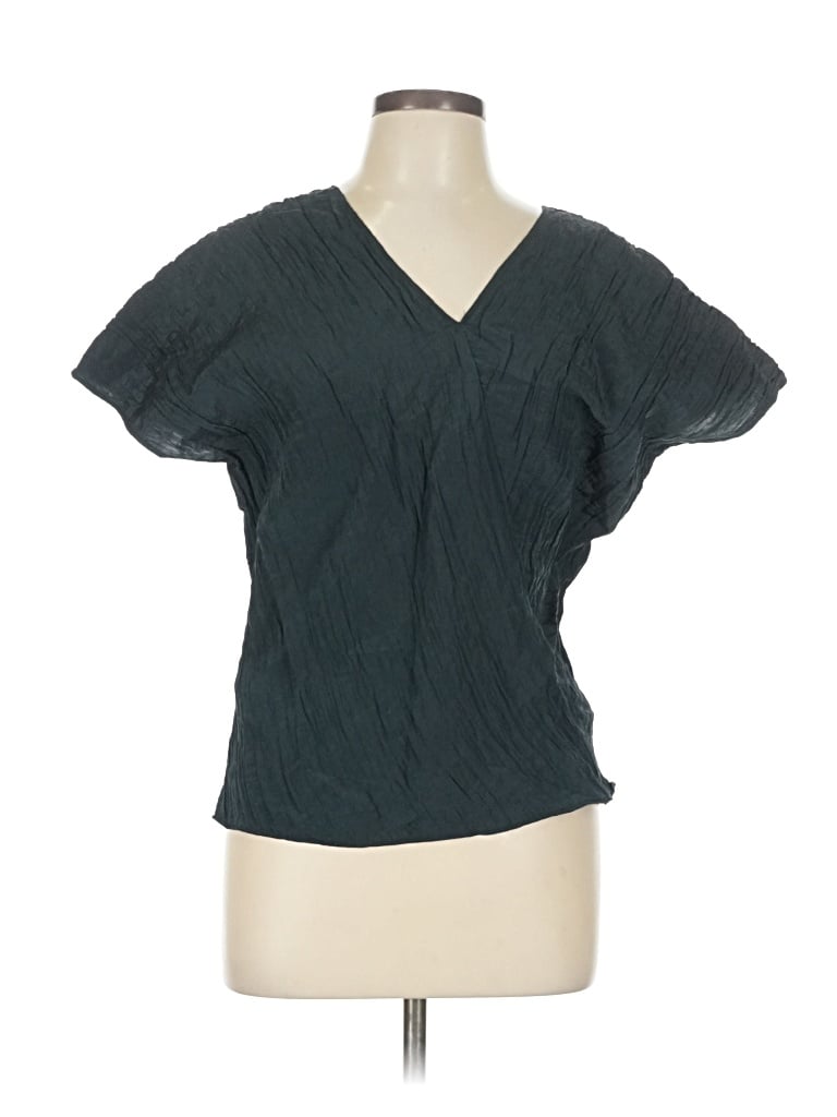 Pre-owned Mng Short Sleeve T-shirt In Blue