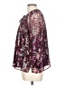 Allison Joy 100% Polyester Burgundy Long Sleeve Blouse Size L - photo 5