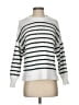 Pink Clover 100% Polyester Stripes Silver Pullover Sweater Size S - photo 1
