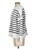 Pink Clover 100% Polyester Stripes Silver Pullover Sweater Size S - photo 5