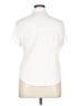 Moa Moa White Short Sleeve Blouse Size XL - photo 2