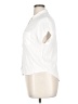 Moa Moa White Short Sleeve Blouse Size XL - photo 5