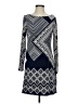 Nine West Argyle Blue Casual Dress Size 4 - photo 1