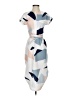 Unbranded Graphic Blue Casual Dress Size XS - photo 1
