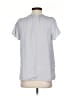 Hazel 100% Polyester Gray Short Sleeve Blouse Size S - photo 2
