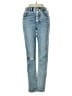 Express Hearts Blue Jeans Size 00 - photo 1
