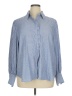 Max Studio Blue Long Sleeve Blouse Size 1X - photo 1