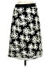 Etcetera 100% Silk Graphic Black Silk Skirt Size 4 - photo 1