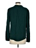 Hinge 100% Rayon Green Long Sleeve Blouse Size XXS - photo 2