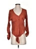 Mine Orange 3/4 Sleeve Blouse Size S - photo 1