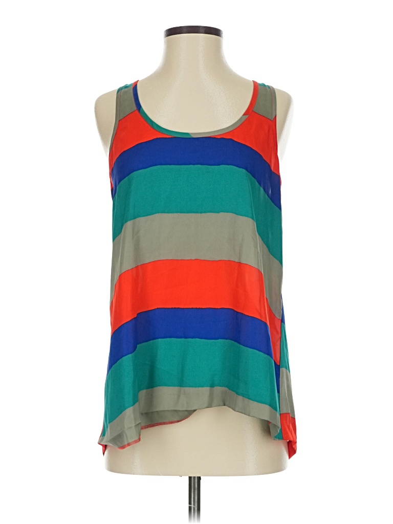 Pre-owned Jack Sleeveless Top Green Scoop Neck Tops