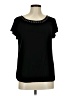 NY Collection Black Short Sleeve Top Size M - photo 1