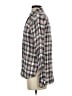 Michael Stars 100% Rayon Plaid Ivory Long Sleeve Button-Down Shirt Size Sm (0) - photo 5