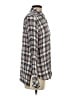 Michael Stars 100% Rayon Plaid Ivory Long Sleeve Button-Down Shirt Size Sm (0) - photo 4