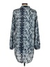 Shein Paisley Blue Casual Dress Size 6 - photo 2