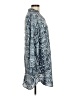 Shein Paisley Blue Casual Dress Size 6 - photo 4