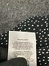 Express 100% Polyester Polka Dots Black Long Sleeve Blouse Size M - photo 8
