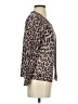 Dana Buchman Animal Print Color Block Leopard Print Brown Tan Cardigan Size P (petite) - photo 4