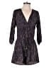 Abbeline 100% Polyester Paisley Purple Romper Size XS - photo 1