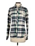 BDG 100% Cotton Plaid Green Blue Long Sleeve Button-Down Shirt Size 1 (estimated) - photo 1