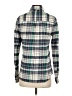 BDG 100% Cotton Plaid Green Blue Long Sleeve Button-Down Shirt Size 1 (estimated) - photo 2