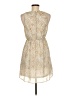 H&M 100% Polyester Paisley Ivory Cocktail Dress Size 6 - photo 2