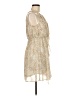 H&M 100% Polyester Paisley Ivory Cocktail Dress Size 6 - photo 4
