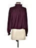 Venus 100% Polyester Burgundy Long Sleeve Blouse Size XS - photo 1
